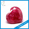 heart ruby wholesale ice zirconium gemstone jewelry